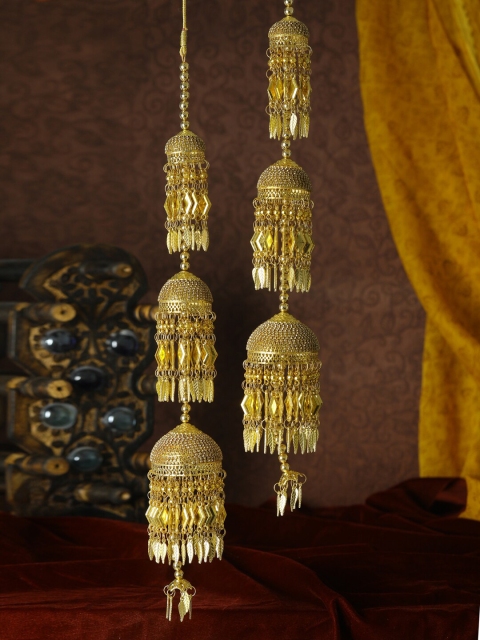 

Priyaasi Set Of 2 Gold Plated Bridal Kaleeras