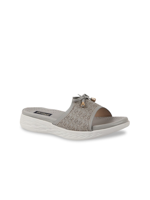 

Shoetopia Women Grey Textured Flatforms