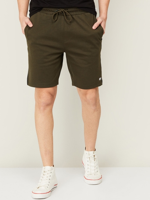 

Fame Forever by Lifestyle Men Olive Green Sports Shorts