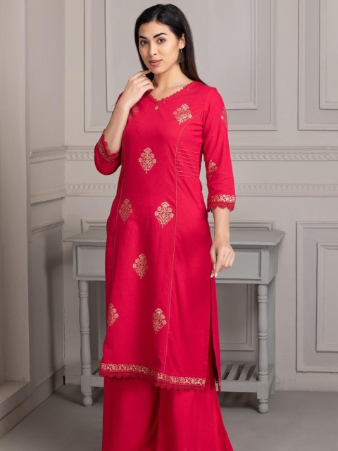 

Lakshita Women Pink Gotta Patti Kurta