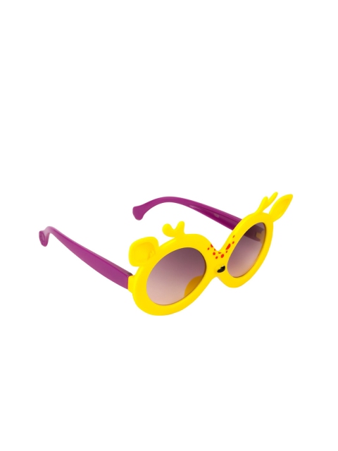 

Spiky Kids Grey Lens & Yellow Full Rim Butterfly Sunglasses with UV Protected Lens