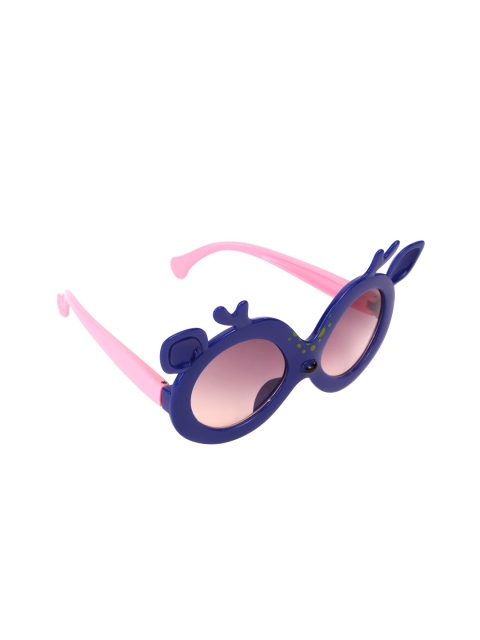 

Spiky Unisex Kids Pink Lens & Blue Butterfly Sunglasses with UV Protected Lens