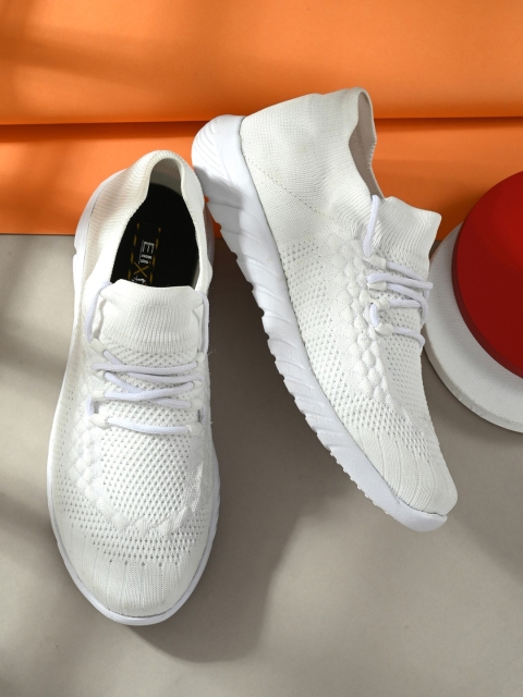 

ELIXIR MAN Men White Colourblocked Sneakers