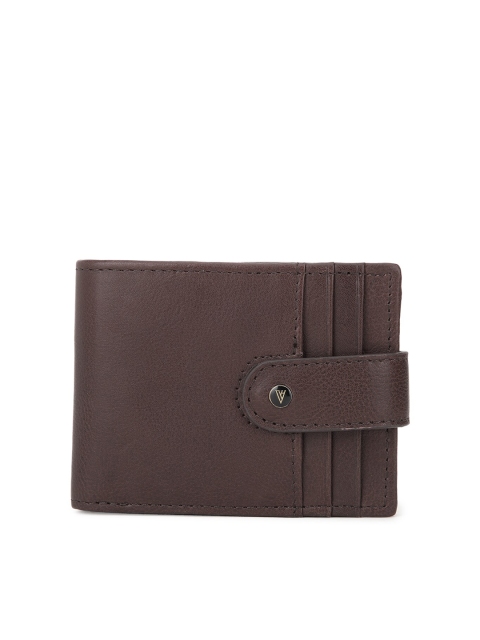 

Van Heusen Men Brown Textured Two Fold Wallet