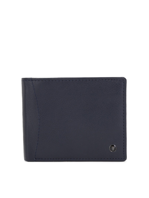

Van Heusen Men Navy Blue Leather Two Fold Wallet