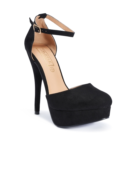 

Truffle Collection Women Black Solid Stilettos