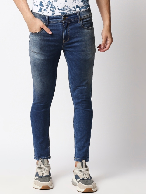 

Lee Cooper Men Blue Slim Fit Mildly Distressed Light Fade Jeans