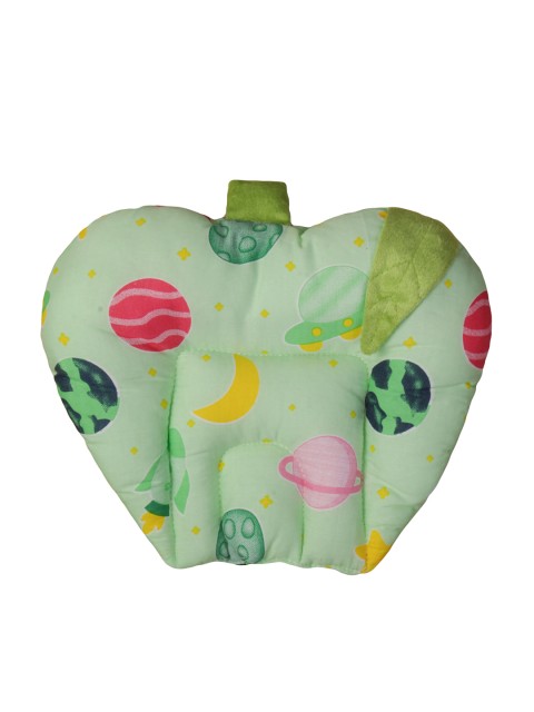 

Enfance Kids Green & Yellow Printed Cotton Sleep Pillow