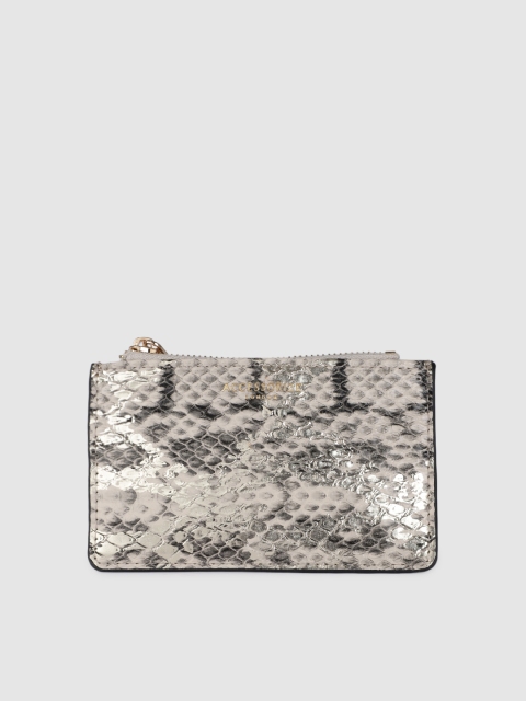 

Accessorize Women Grey & Black Textured Card Holder