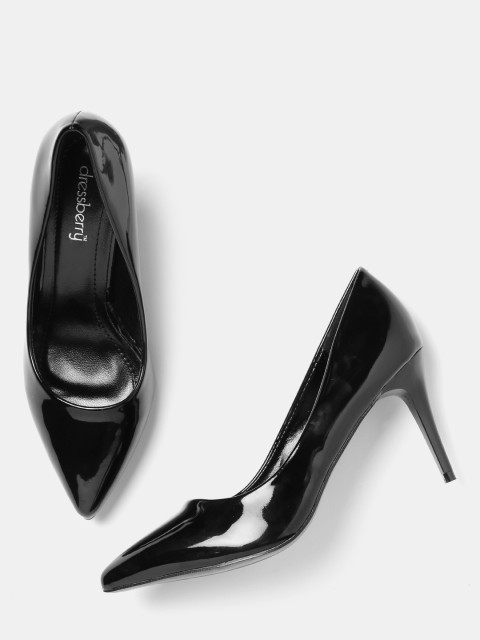 

DressBerry Women Black Solid Pumps