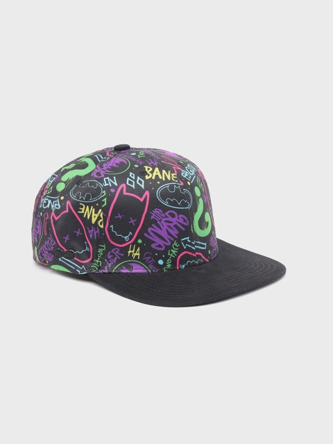 

Bewakoof Adult Black & Green Printed Visor Cap