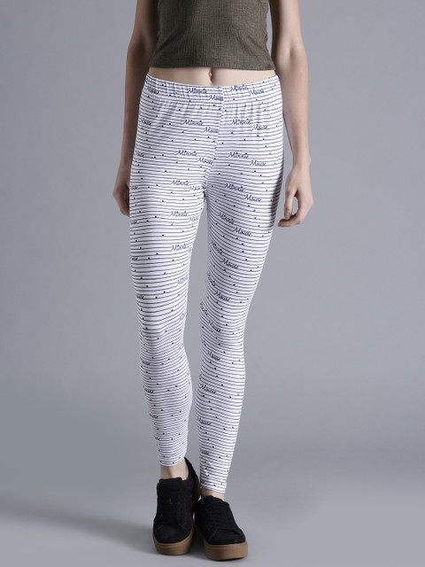 

Kook N Keech Disney White & Blue Printed Leggings