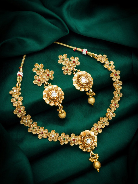 

Aadita Gold-Plated Jewellery Set