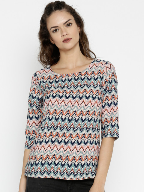 

ONLY Women Multicoloured Printed Top, Multi
