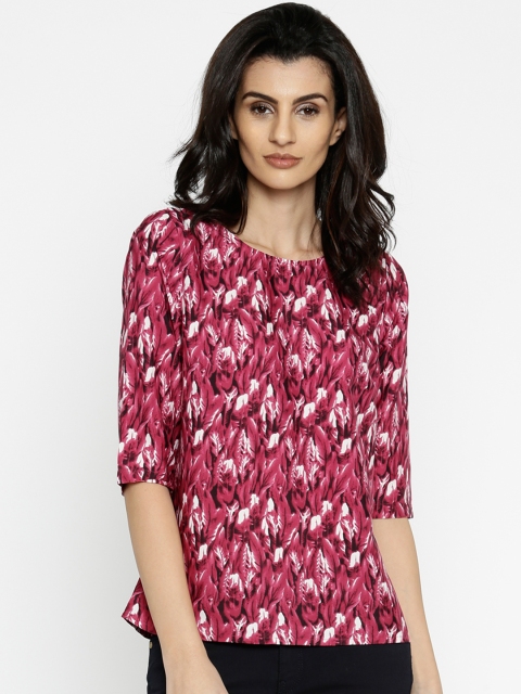 

ONLY Women Magenta Printed Top