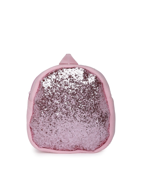 

Stoln Girls Pink & White Shimmer Embellished Backpack