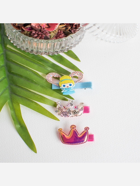 

Jewelz Girls Pink & Blue Set of 3 Embellished Alligator Hair Clip