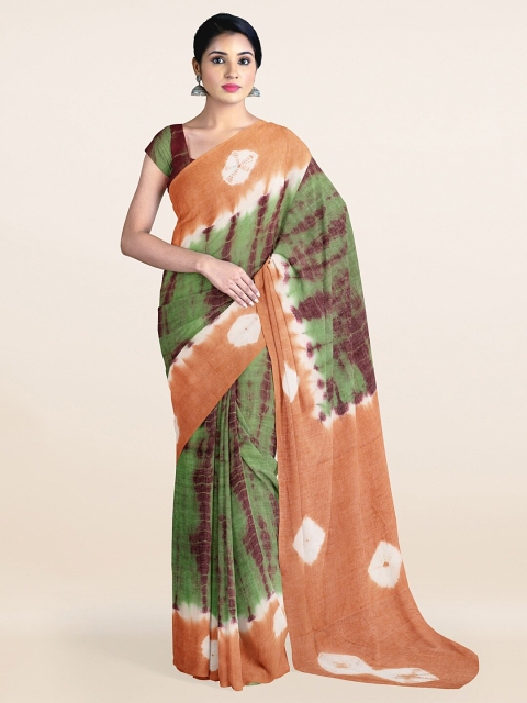 

Pothys Multi Color Tie and Dye Pure Cotton Saree