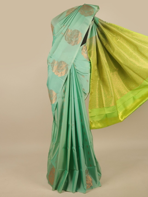 

Pothys Green Ethnic Motifs Art Silk Saree