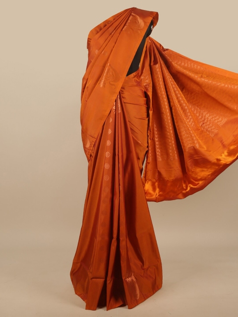 

Pothys Rust & Copper-Toned Ethnic Motifs Zari Art Silk Saree