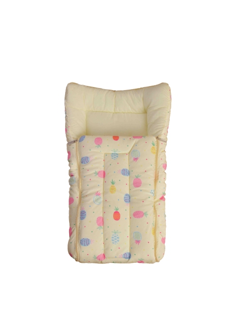 

Enfance Kids Yellow & Pink Printed Cotton Sleeping Bag