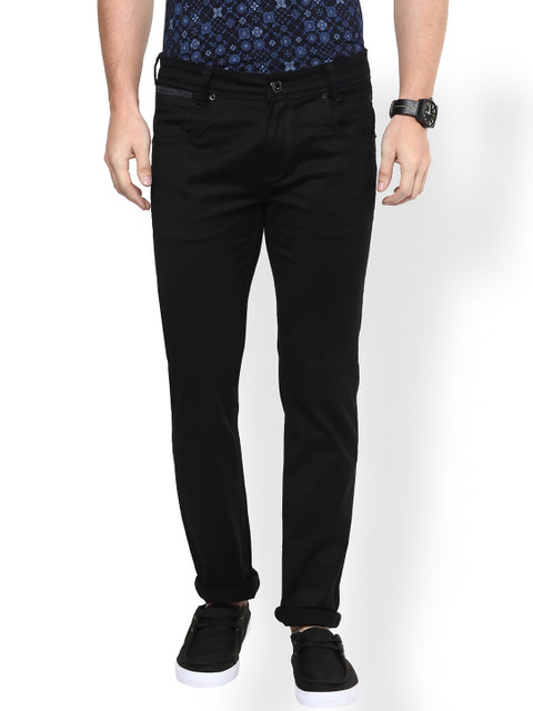 

Mufti Men Black Regular Fit Stretchable Jeans