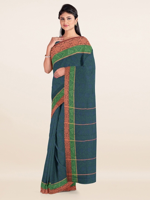 

Pothys Blue & Green Woven Design Zari Art Silk Saree