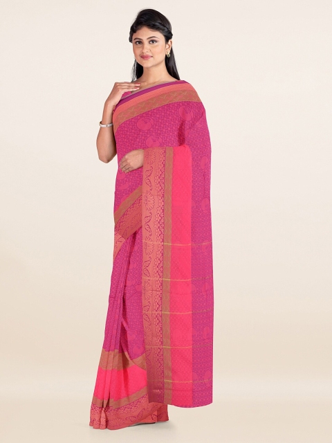

Pothys Purple & Pink Zari Art Silk Saree