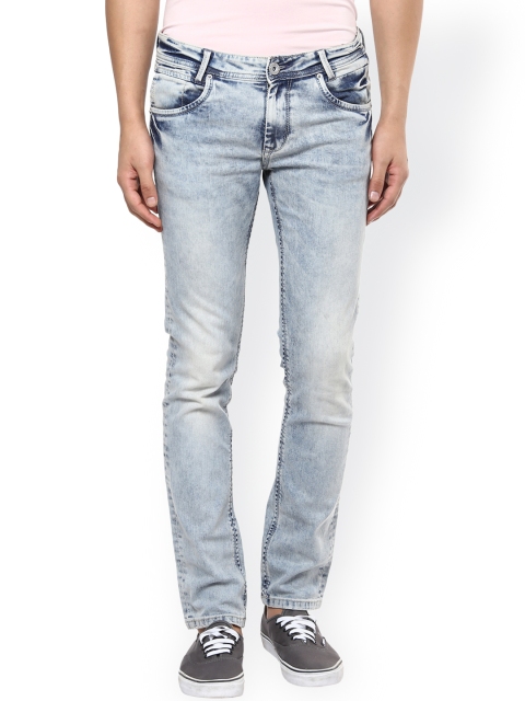 

Mufti Men Blue Super Slim Fit Mid-Rise Clean Look Jeans