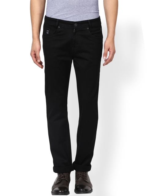 

Mufti Men Black Straight Fit Stretchable Jeans