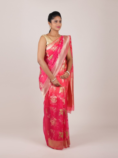 

Pothys Pink Woven Design Saree