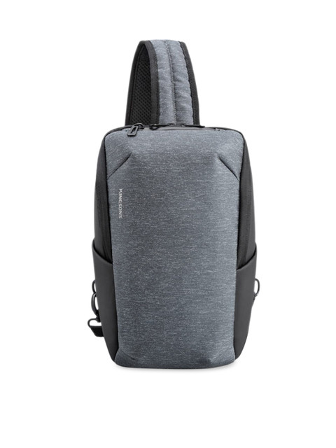 

THE CLOWNFISH Grey Crossbody Single Shoulder Sling Bag