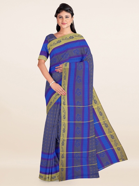 

Pothys Woman Blue & Purple Zari Art Silk Saree