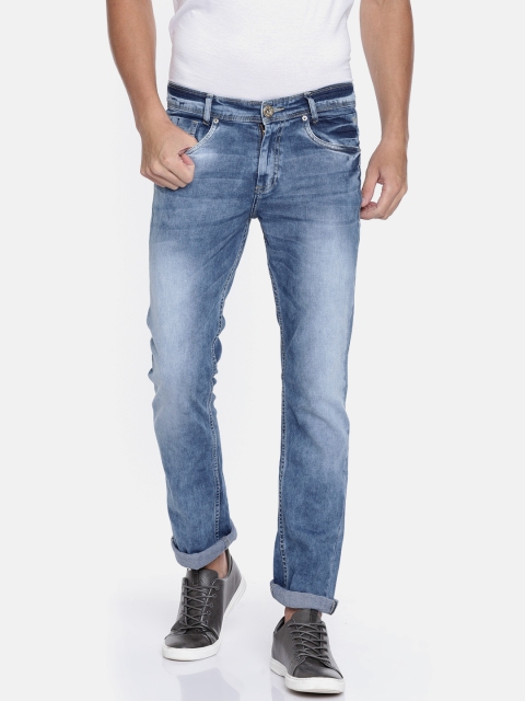 

Mufti Men Blue Narrow Fit Mid-Rise Clean Look Jeans