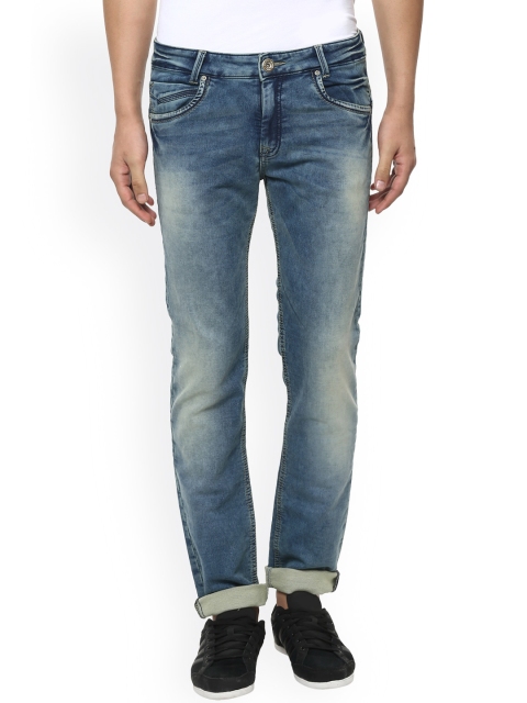 

Mufti Men Blue Super Slim Fit Mid-Rise Clean Look Jeans