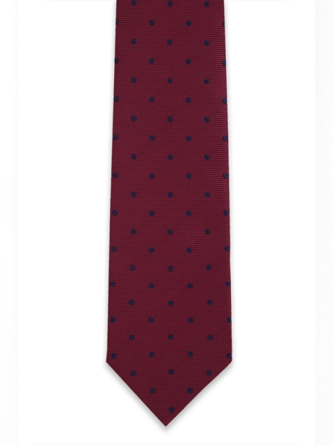 

Van Heusen Men Purple & Black Woven Design Broad Tie