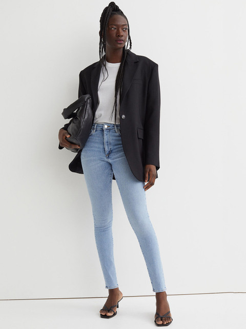 

H&M Women Blue Shaping High Jeans