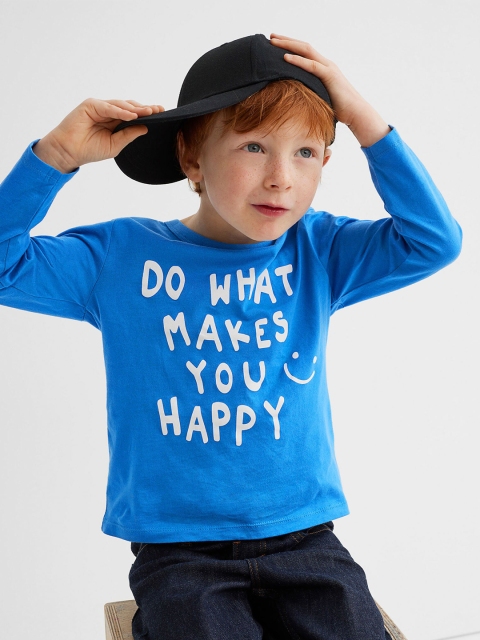 

H&M Boys Cotton Jersey Top, Blue