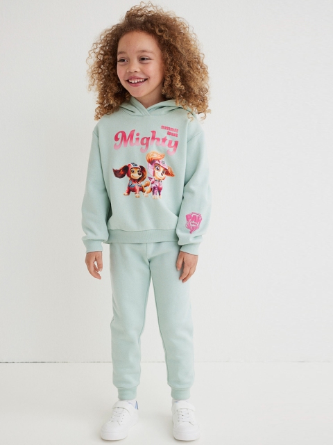 

H&M Girls Mint Green 2-Piece Paw Patrol Printed Set