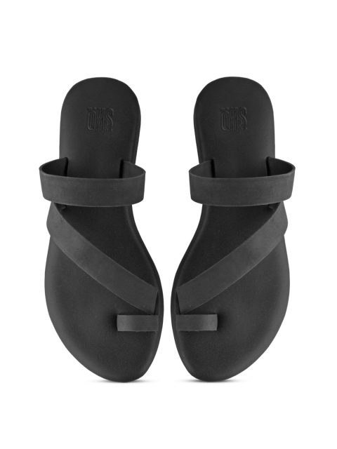 

SKO Women Black One Toe Flats
