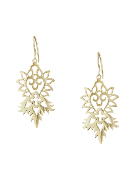 

ahilya Gold-Plated Sterling Silver Drop Earrings
