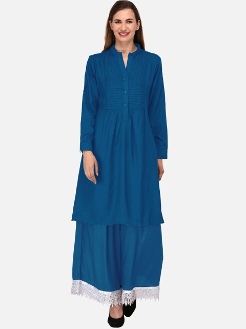 

KALINI Women Blue Kurta