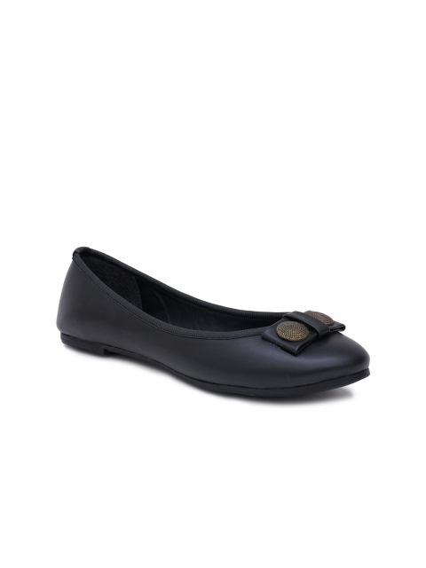 

Sherrif Shoes Women Black Ballerinas with Bows