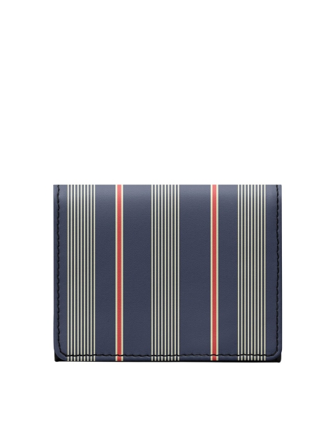 

DailyObjects Unisex Blue & White Striped PU Two Fold Wallet