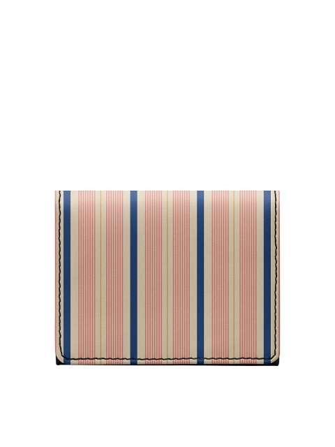 

DailyObjects Unisex Pink & Blue Striped Two Fold Wallets