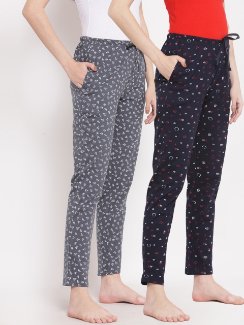 

Sweet Dreams Women Pack Of 2 Assorted Printed Lounge Pants