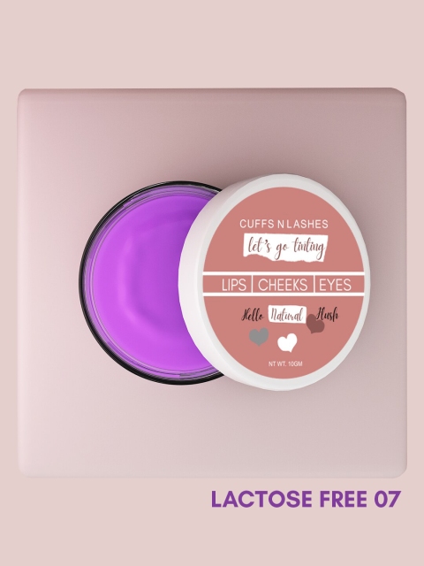 

CUFFS N LASHES Let's Go Tinting Lip-Cheek & Eyes Tint 10 g - Lactose-Free 07, Brown