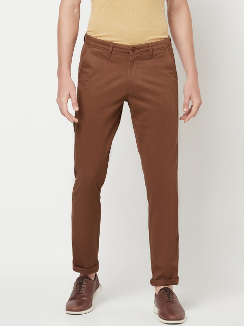 

Octave Men Brown Chinos Trousers