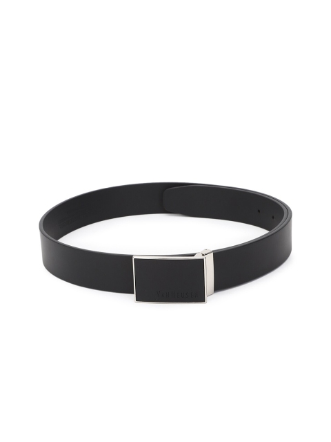 

Van Heusen Men Black Leather Formal Belt
