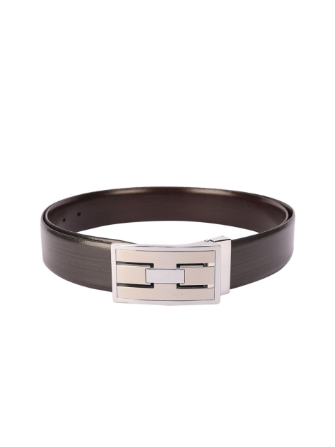 

Van Heusen Men Black Textured Leather Reversible Formal Belt